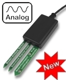 Analog Soil Sensor for soil moisture, conductivity and temperature