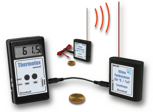 Luftfeuchtigkeit Funk Sensor